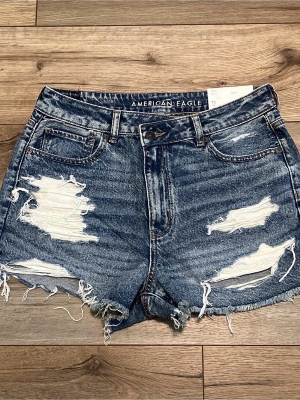 American Eagle Outfitters Distressed Denim Shorts